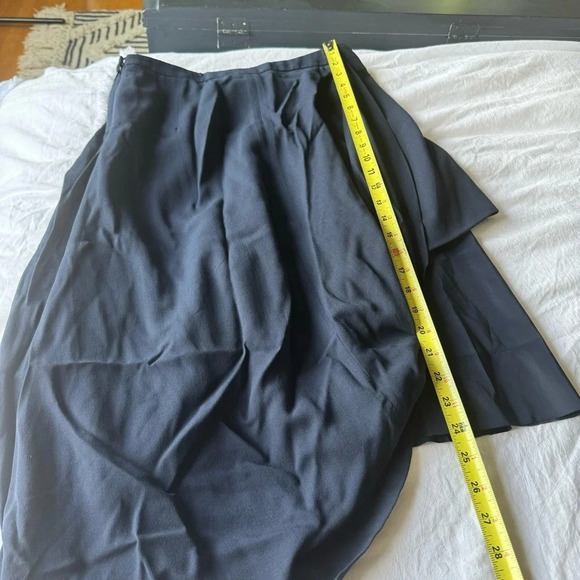 Maison Margiela x H&M Skirt Asymmetric Navy Midi sold out unique classy designer - Picture 11 of 12